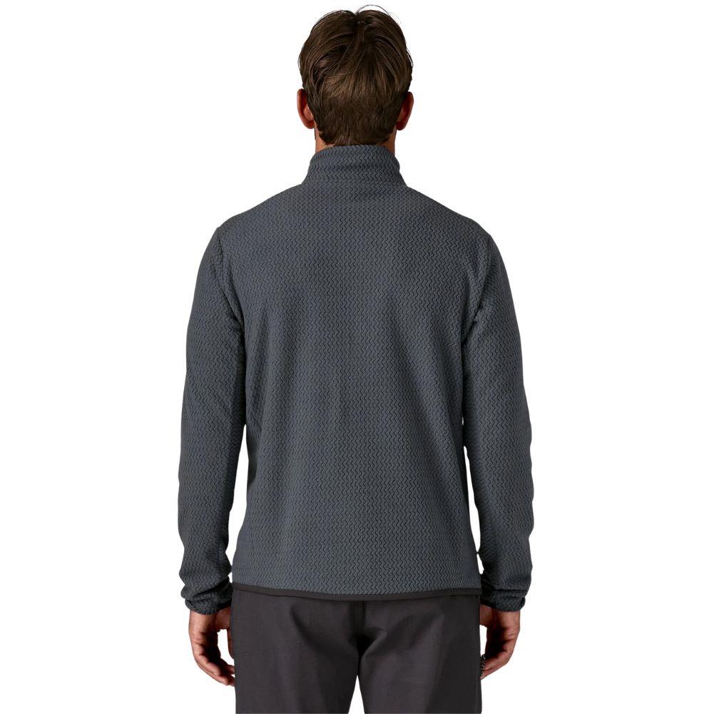 Patagonia Men's R1 Air Fleece Zip-Neck (Smolder Blue) back
