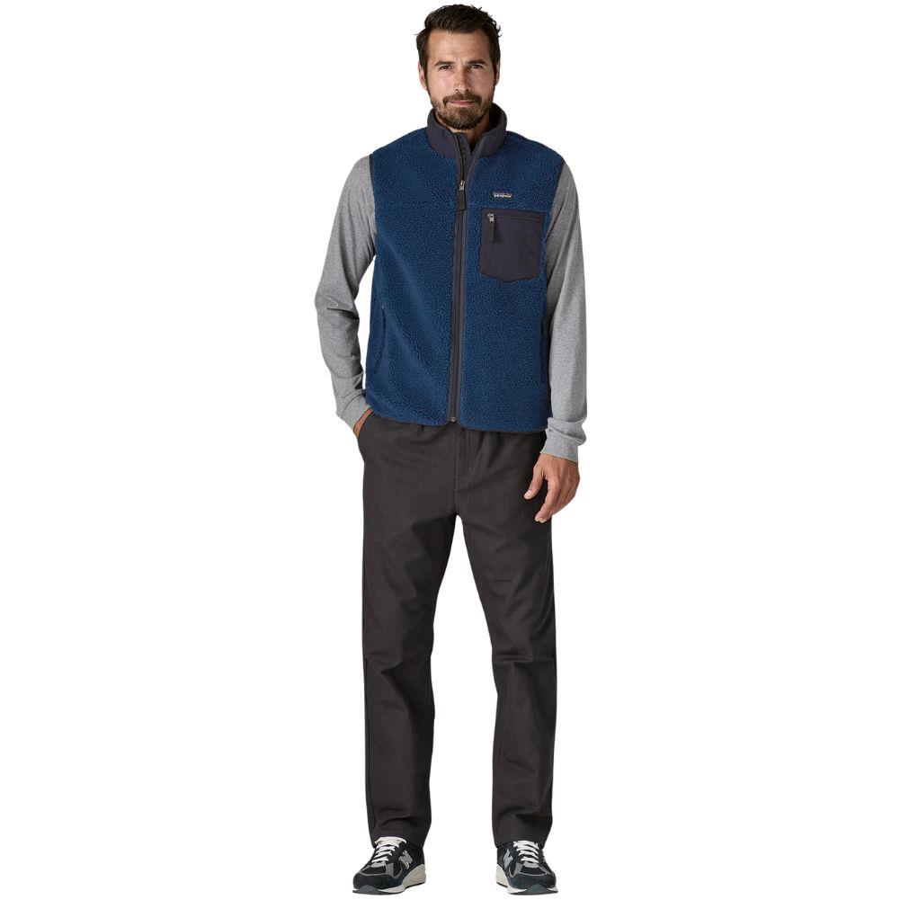 Patagonia Men's Classic Retro-X Fleece Vest (Clement Blue) full body