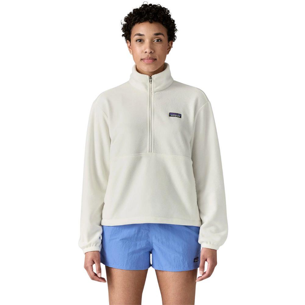 Patagonia Women's Micro D 1/2-Zip Fleece Pullover (Birch White) front