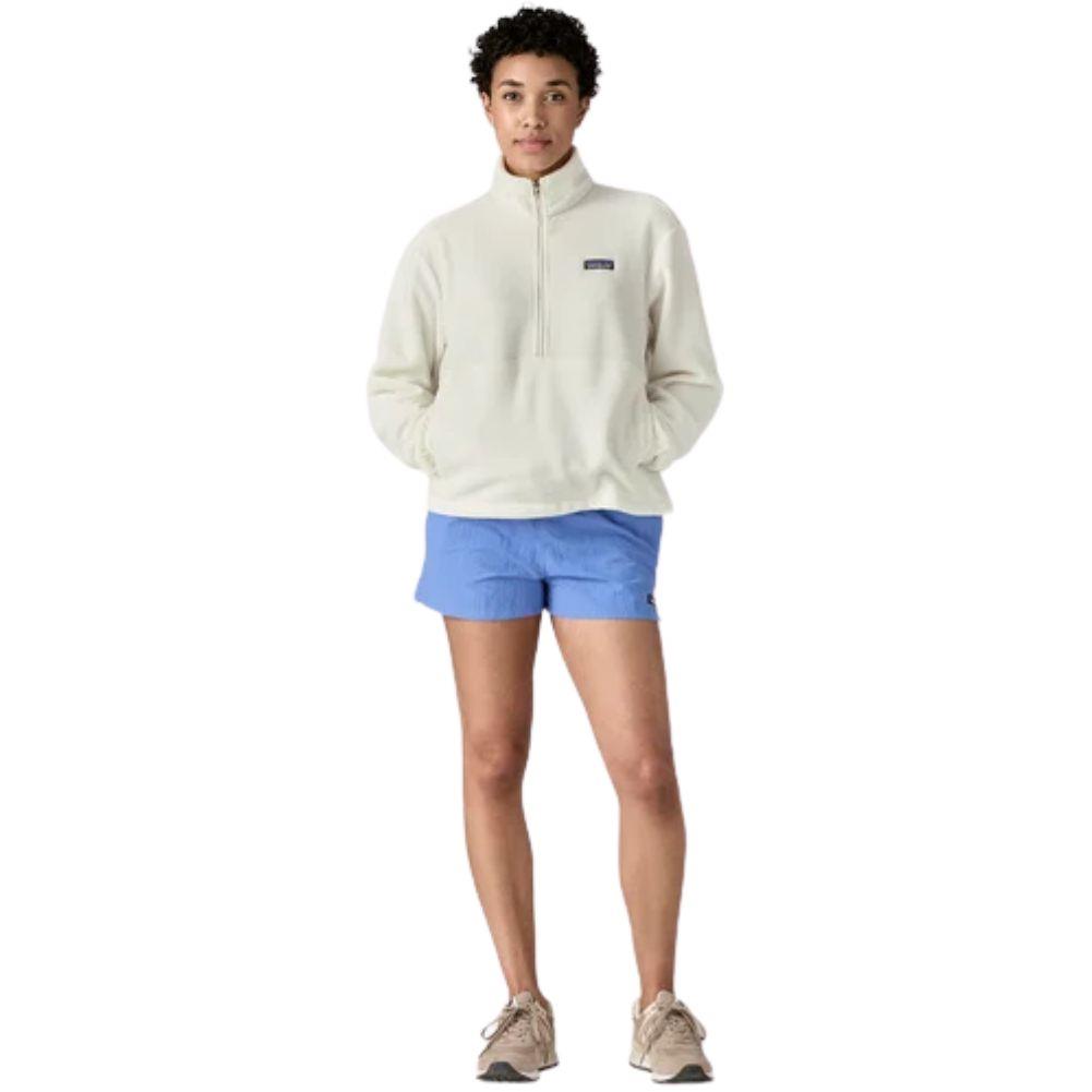 Patagonia Women's Micro D 1/2-Zip Fleece Pullover (Birch White) full body