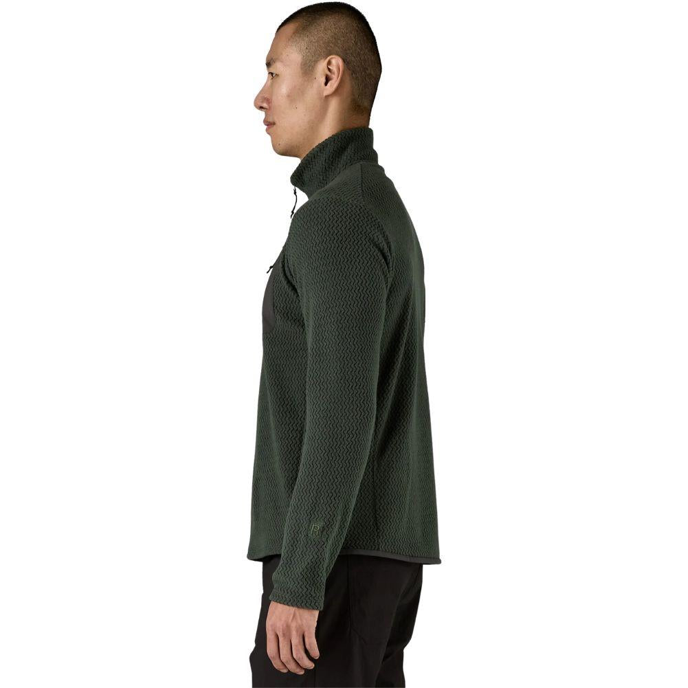 Patagonia Men's R1 Air Fleece Zip-Neck (Old Growth Green) profile