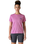 Patagonia Women's Capilene Cool Daily Graphic Shirt ('73 Skyline: Brisk Purple X-Dye) front model