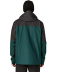 Patagonia Men's Boulder Fork Rain Jacket (Cascade Green) back