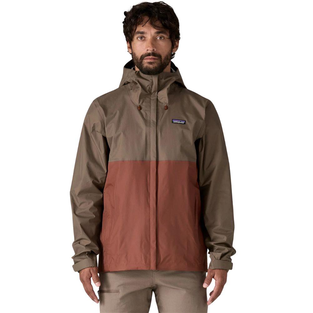 Patagonia Men’s Torrentshell 3L Waterproof Jacket (Marlow Brown) front