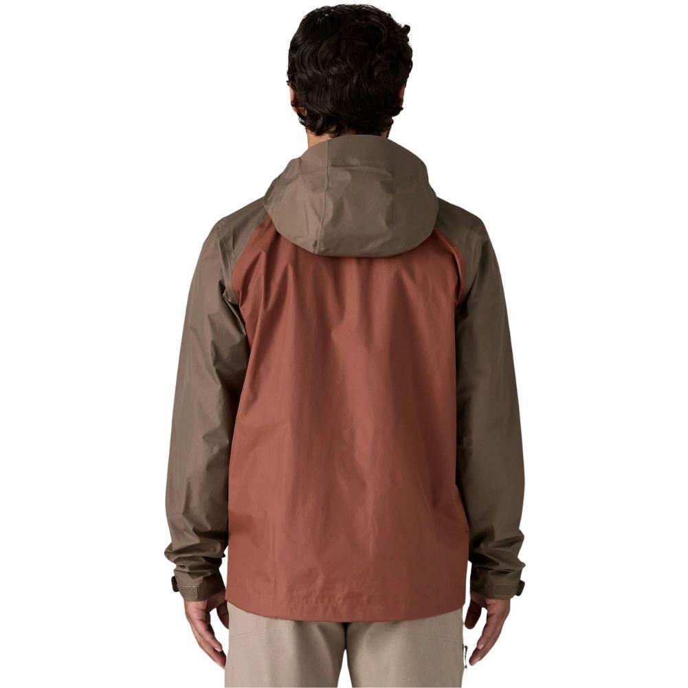 Patagonia Men’s Torrentshell 3L Waterproof Jacket (Marlow Brown) back