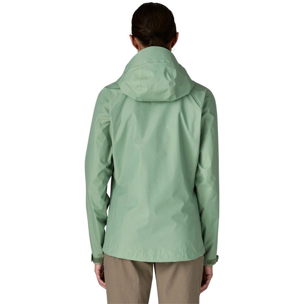 Patagonia Women's Torrentshell 3L Waterproof Rain Jacket (Ellwood Green) back