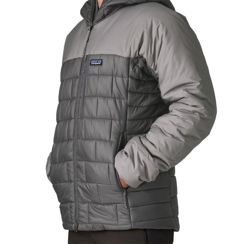 Patagonia Men&#39;s Hi-Loft Nano Puff Hoody (Forge Grey) hand