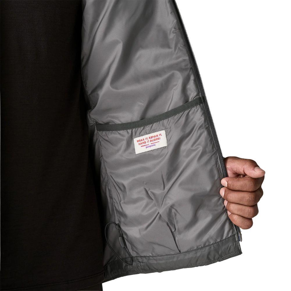 Patagonia Men&#39;s Hi-Loft Nano Puff Hoody (Forge Grey) inner pocket