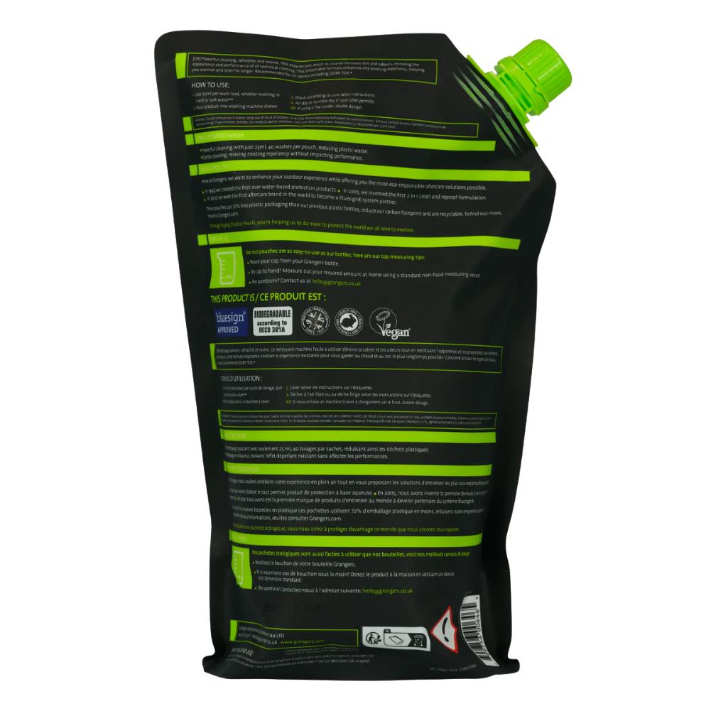 Grangers Performance 1L Eco Pouch Wash Back