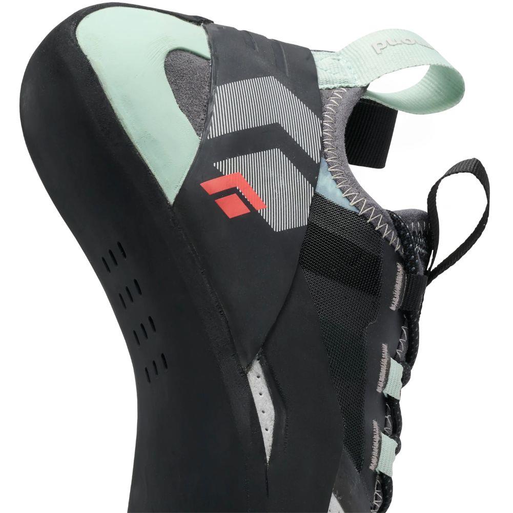 Black Diamond Women&#39;s Momentum Lace Climbing Shoes (Foam Green/Alloy) logo