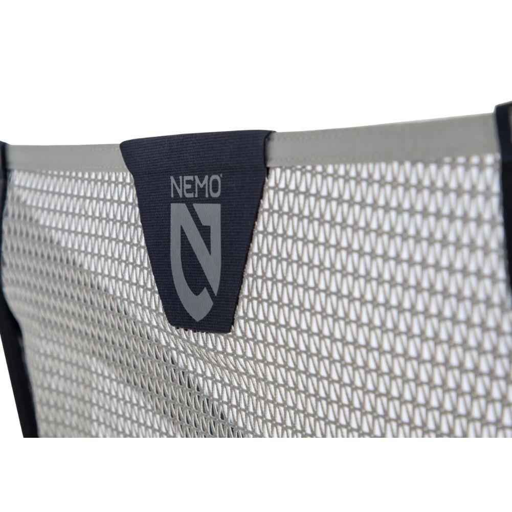 Nemo Equipment Moonlite Reclining Camp Chair (Pelican Grey) Close
