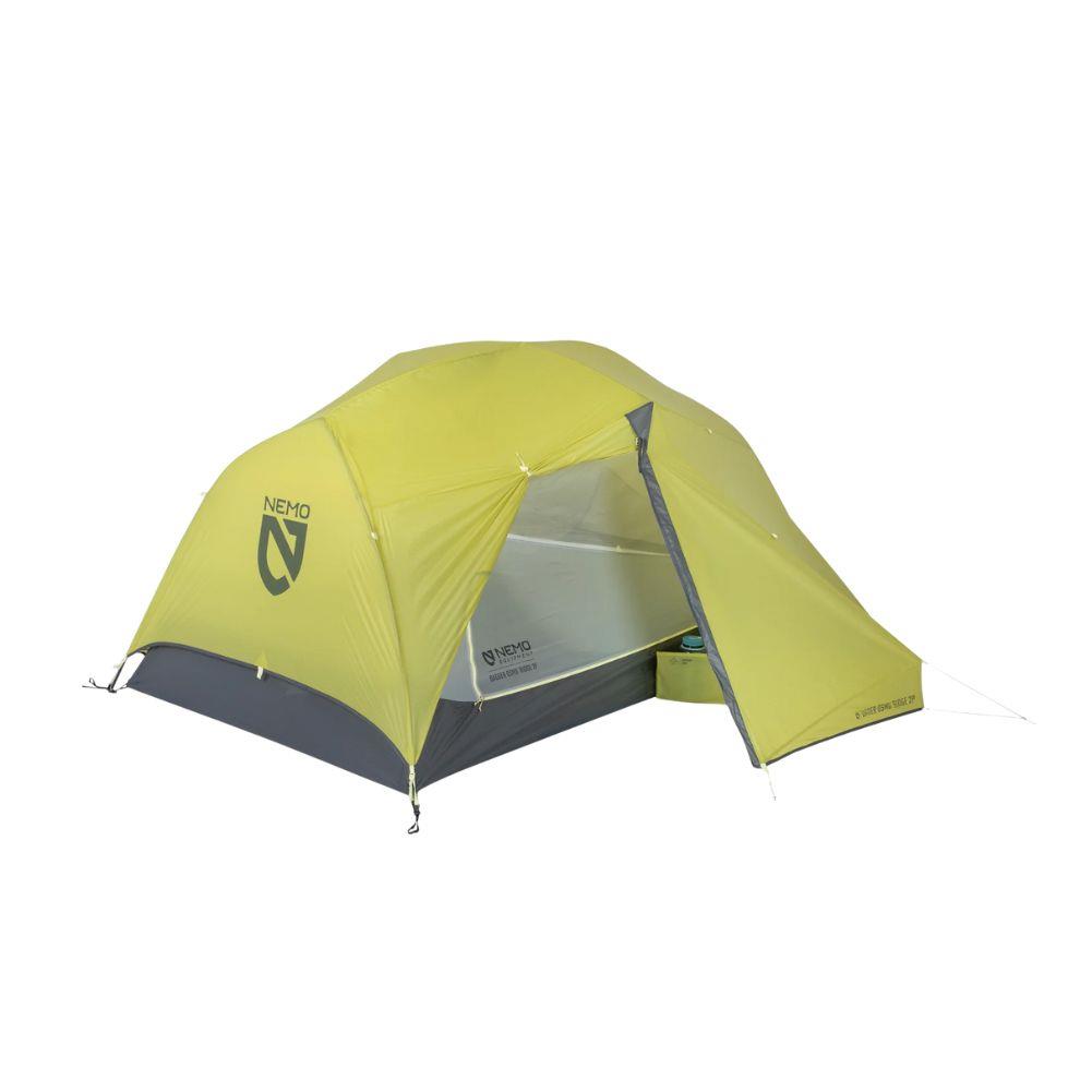 Nemo Equipment Dagger Ridge OSMO Lightweight Backpacking Tent - 2 Person Tent Front Side Open