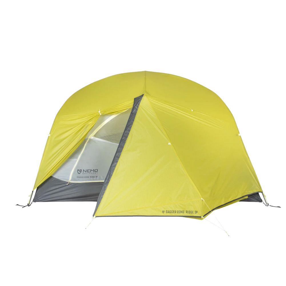 Nemo Equipment Dagger Ridge OSMO Lightweight Backpacking Tent - 3 Person Tent Front Open