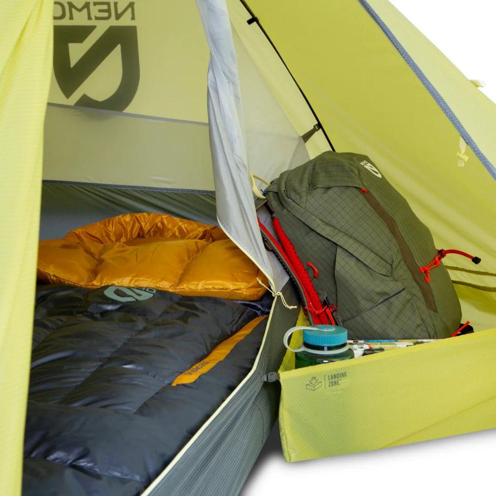 Nemo Equipment Dagger Ridge OSMO Lightweight Backpacking Tent - 3 Person Tent Outside Pocket Full