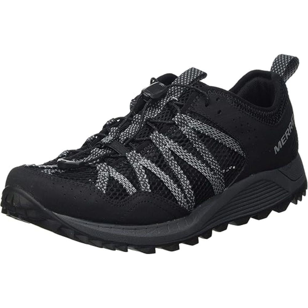 Merrell Men's Wildwood Aerosport Walking Shoe - 9UK (Noir) angle