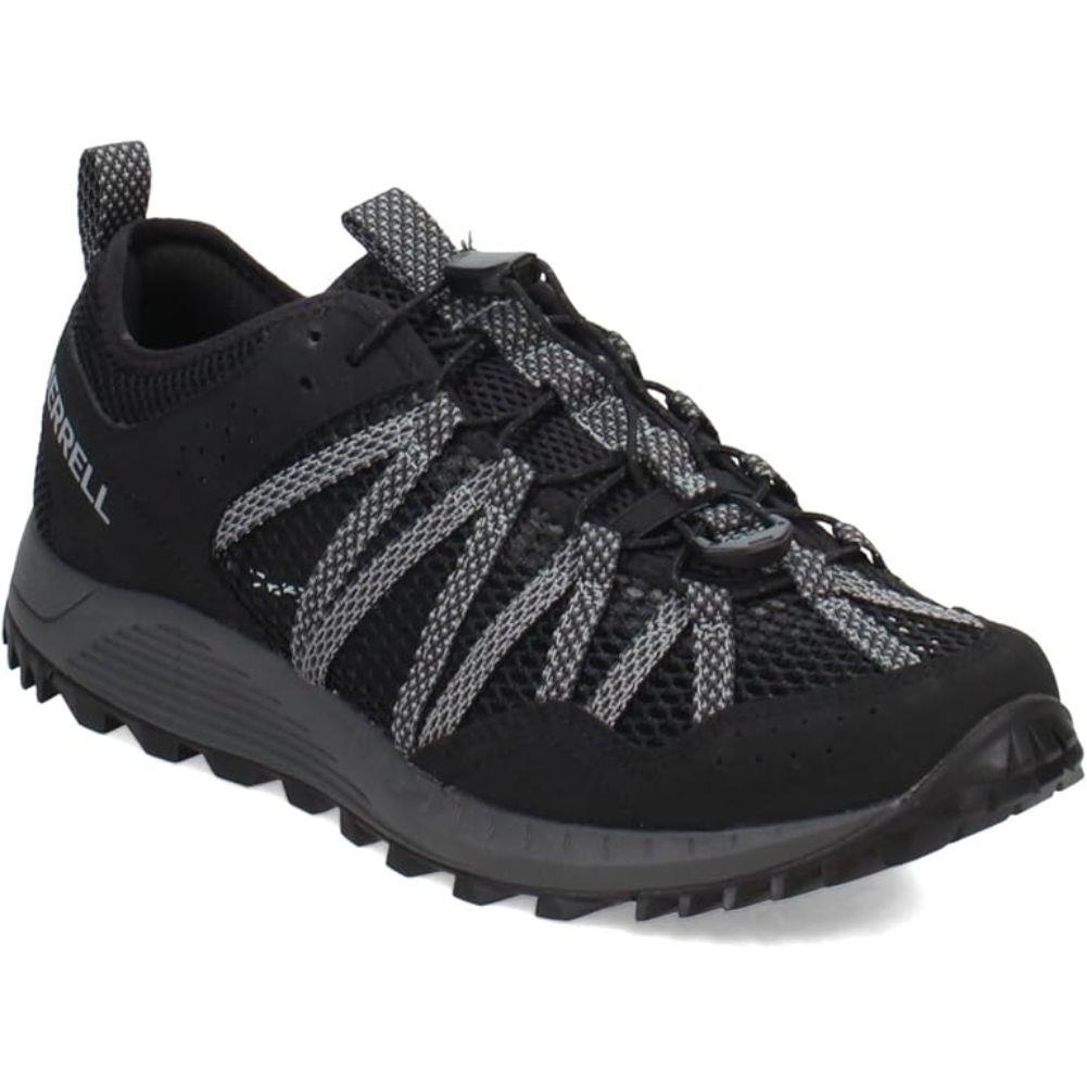 Merrell Men's Wildwood Aerosport Walking Shoe - 9UK (Noir) right angle