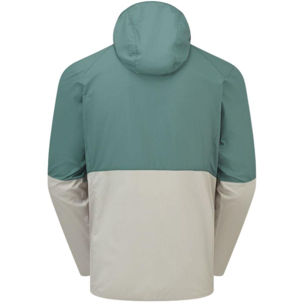 Rab Men&#39;s Windgather Hooded Jacket - XL (Sage/Pebble)