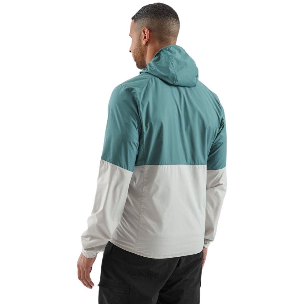Rab Men&#39;s Windgather Hooded Jacket - XL (Sage/Pebble)