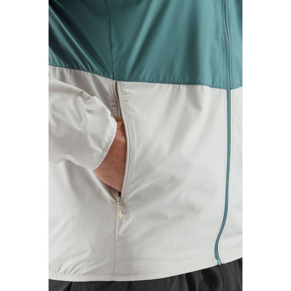 Rab Men&#39;s Windgather Hooded Jacket - XL (Sage/Pebble)
