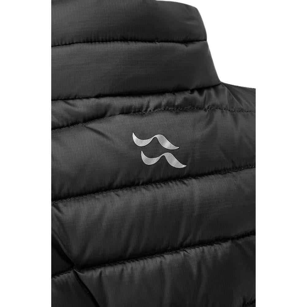 Rab Women&#39;s Microlight Down Vest (Black) logo back