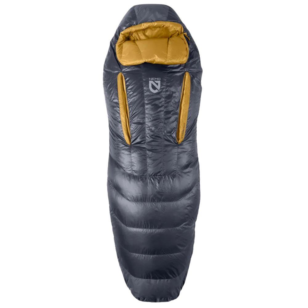 Nemo Equipment Men&#39;s Disco Endless Promise Down Sleeping Bag (Ombre Blue) Open Zips