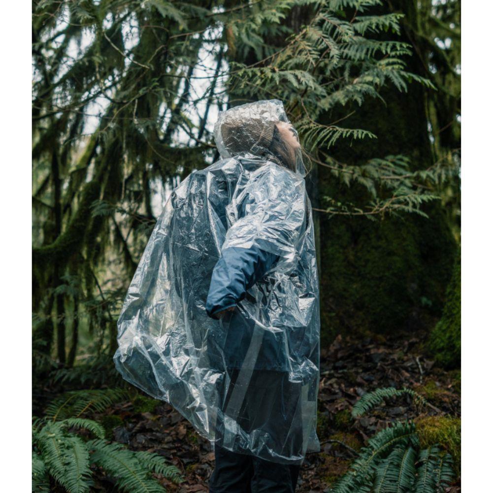 Coghlan&#39;s Emergency Poncho (Clear) woods