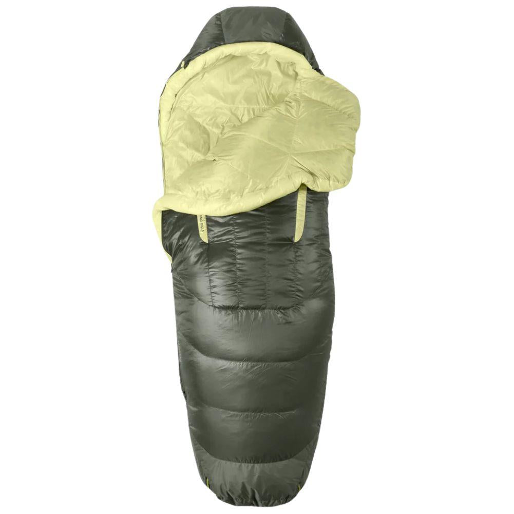 Nemo Equipment Disco Women&#39;s Endless Promise 15°F Regular Down Sleeping Bag (Boreal) Half Open