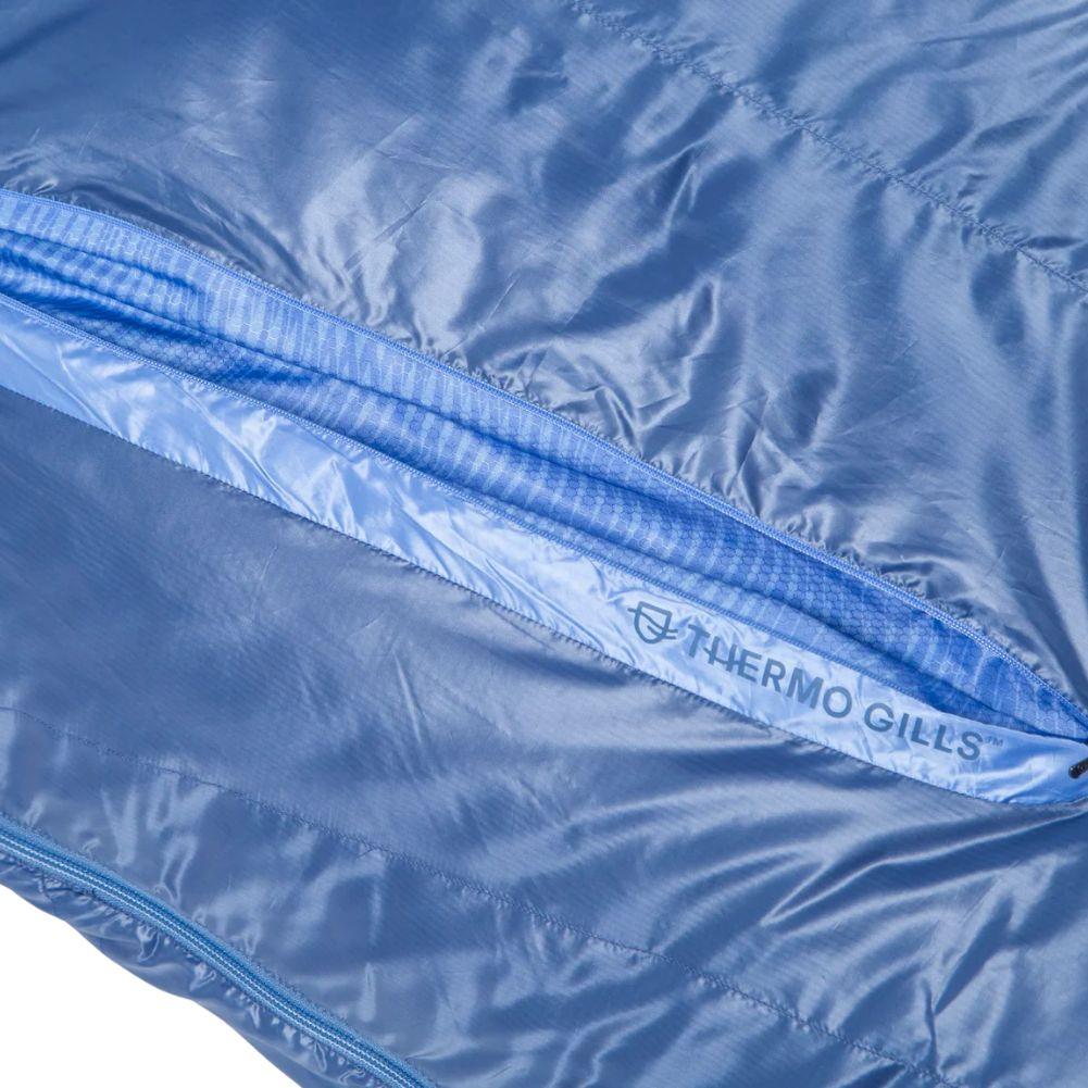 Nemo Equipment Women&#39;s Disco Endless Promise 30°F Regular Down Sleeping Bag (Blue Horizon) Gills