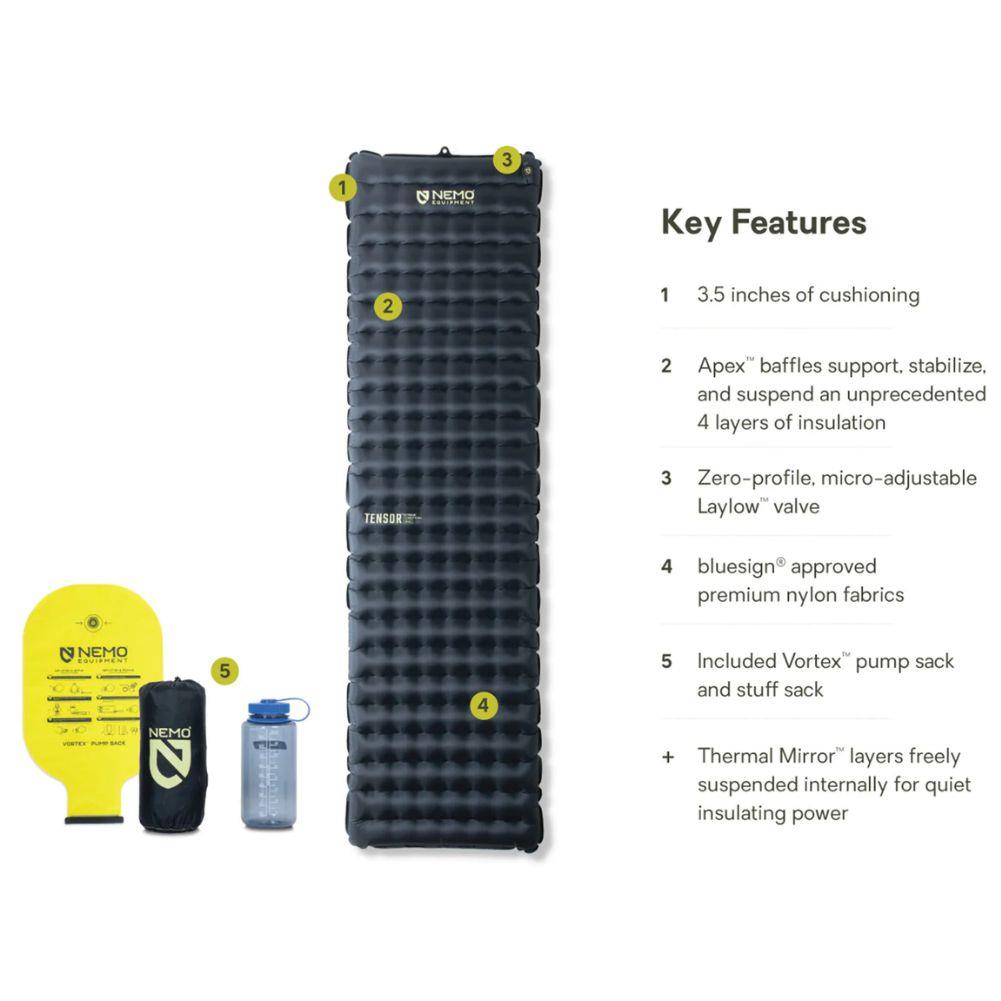 Nemo Equipment Tensor Extreme Conditions Ultralight Insulated Sleeping Pad