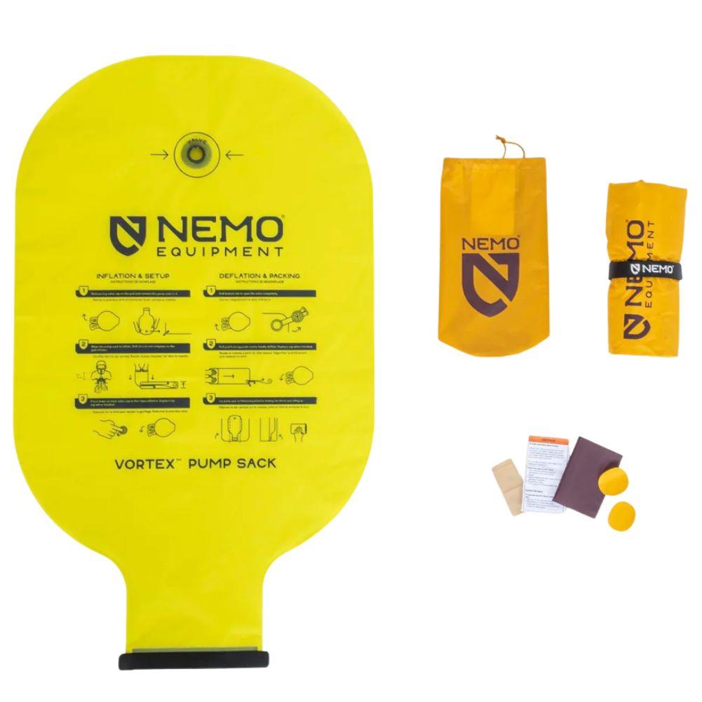 Nemo Equipment Tensor Trail Ultralight Insulated Sleeping Pad (Regular Mummy) Pump Sack