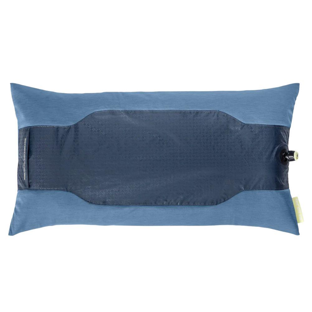 Nemo Equipment Fillo Elite Wide Ultralight Backpacking Pillow (Blue Horizon/Citron) Back