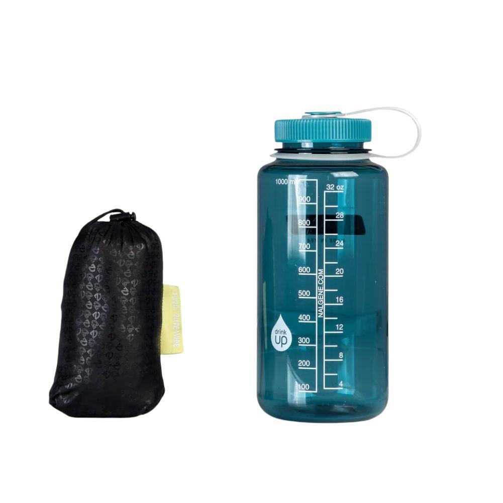 Nemo Equipment Fillo Elite Wide Ultralight Backpacking Pillow (Blue Horizon/Citron) Packed