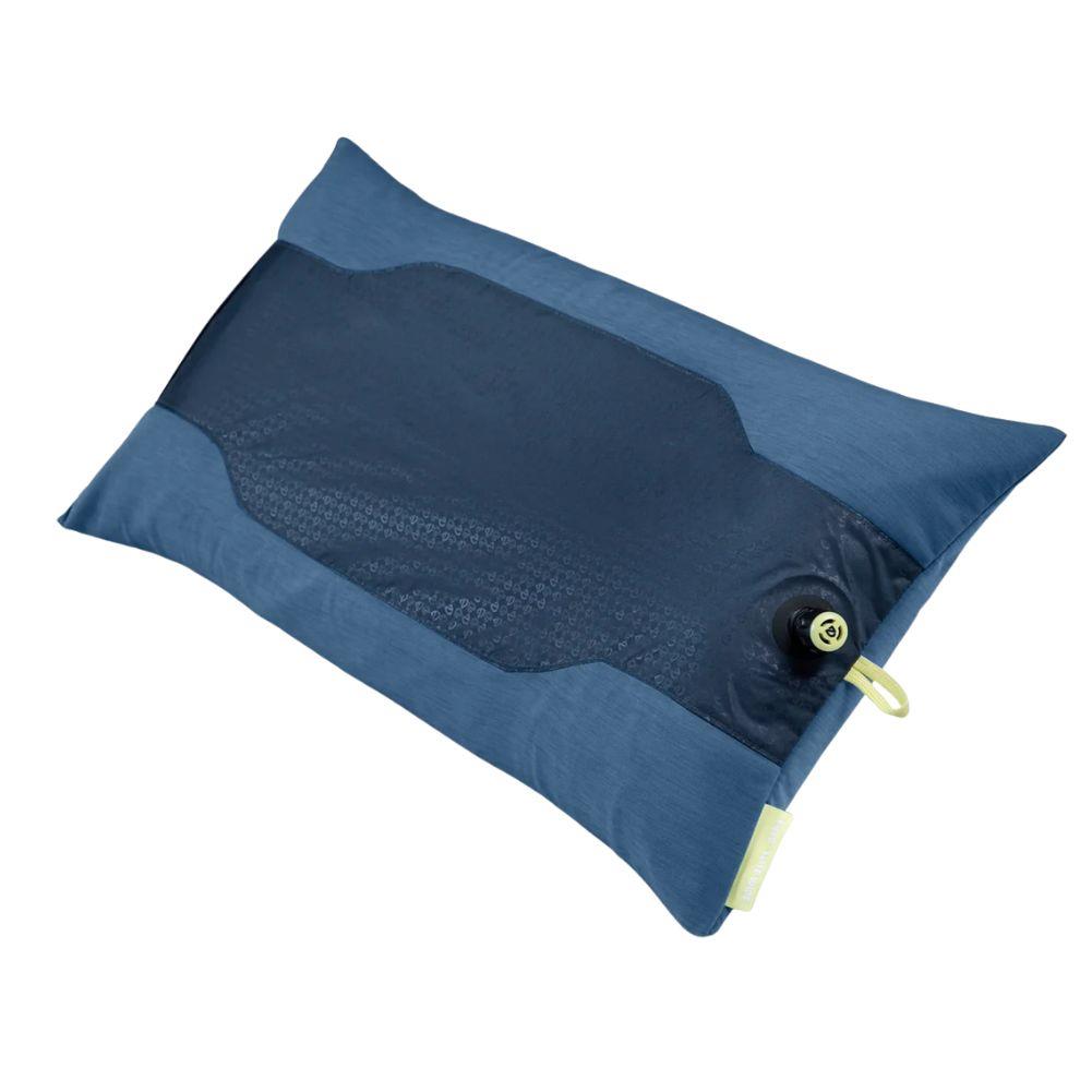 Nemo Equipment Fillo Elite Wide Ultralight Backpacking Pillow (Blue Horizon/Citron) Valve Back