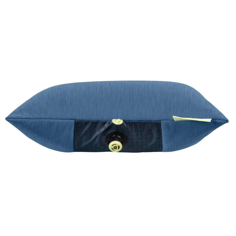 Nemo Equipment Fillo Elite Wide Ultralight Backpacking Pillow (Blue Horizon/Citron) Citron