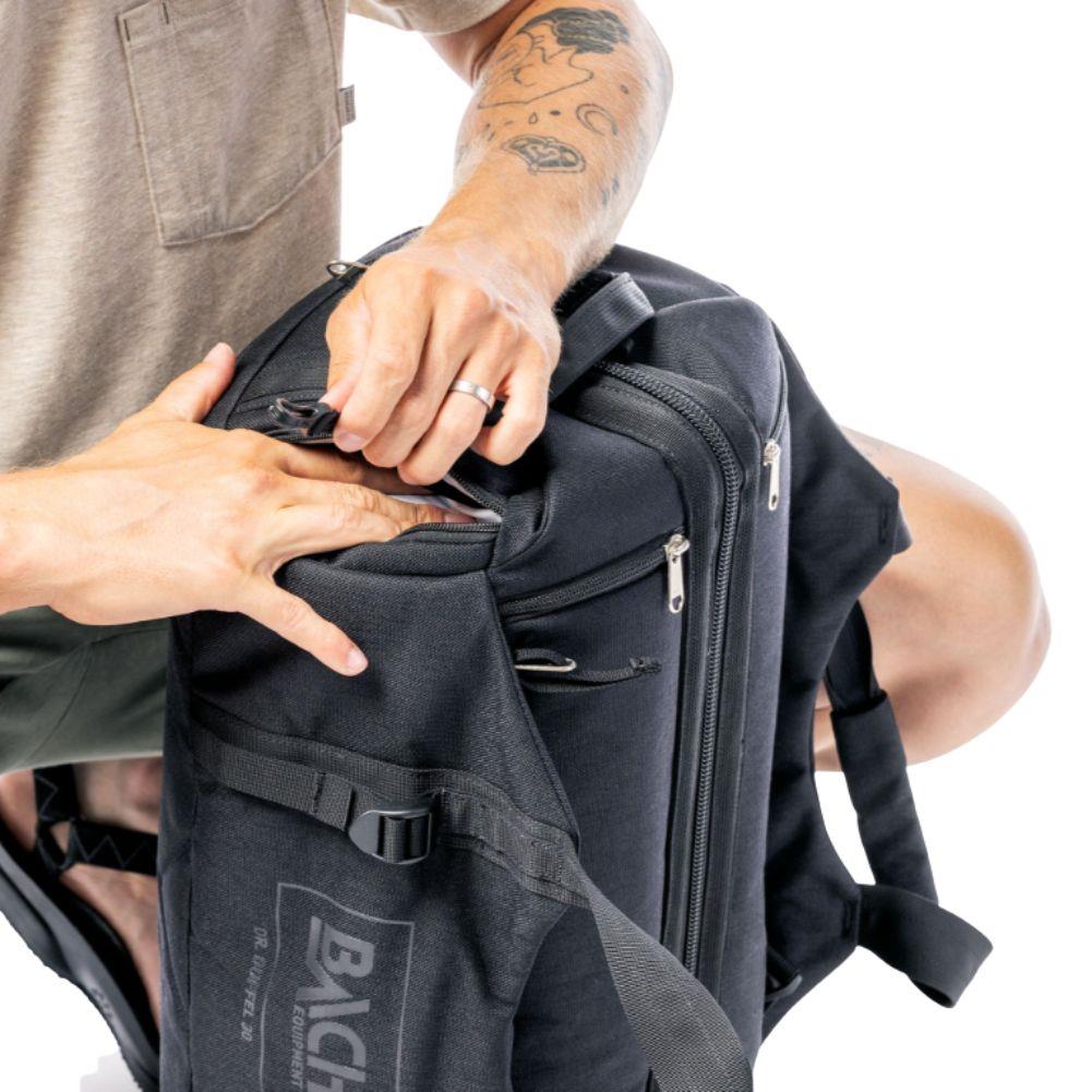 Bach Dr. Duffel 30L (Black) inside