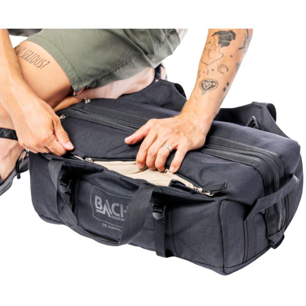 Bach Dr. Duffel 30L (Black) opening