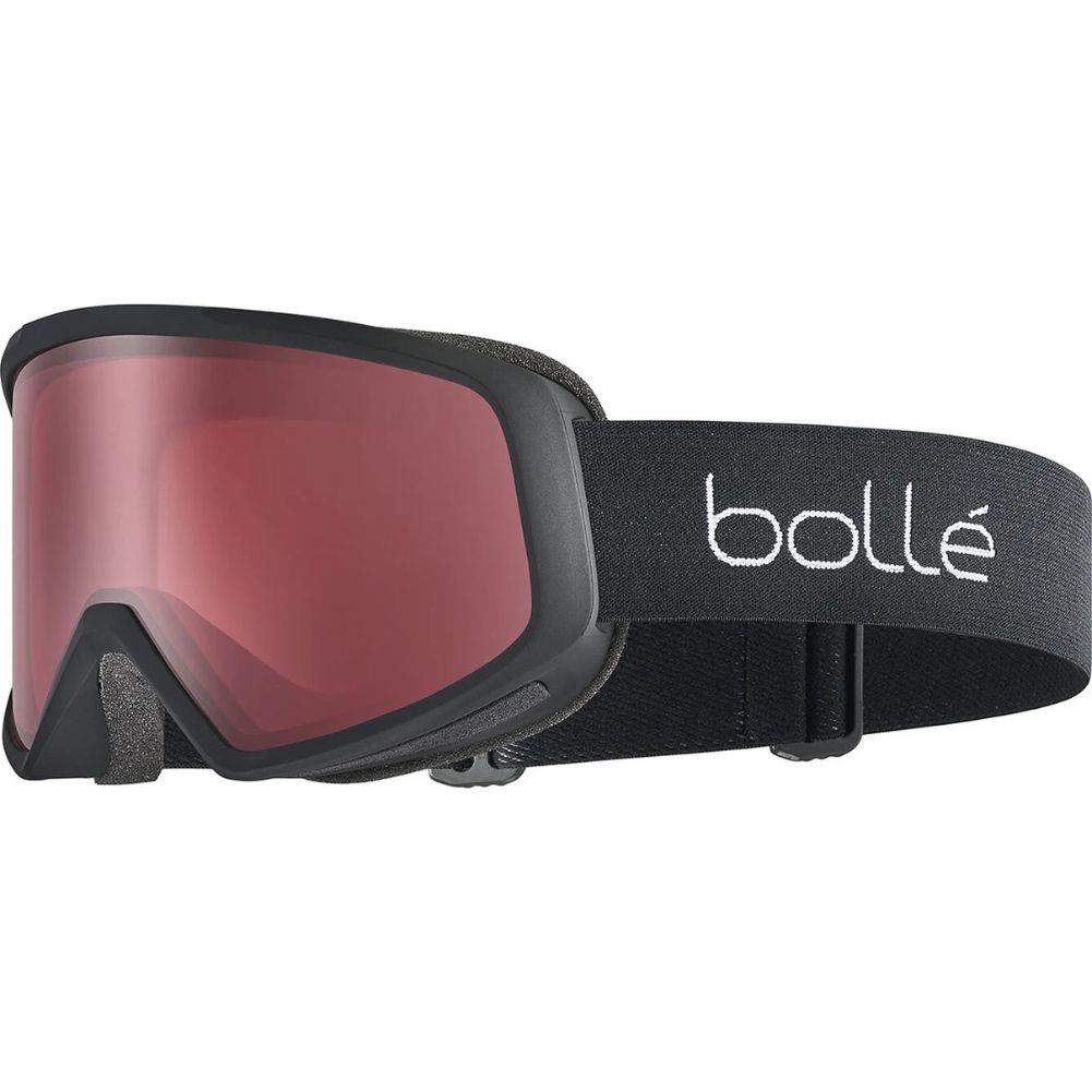 Bollé Unisex Bedrock Snow Sports Goggles (Black Matte/Vermillon) - Cat 2