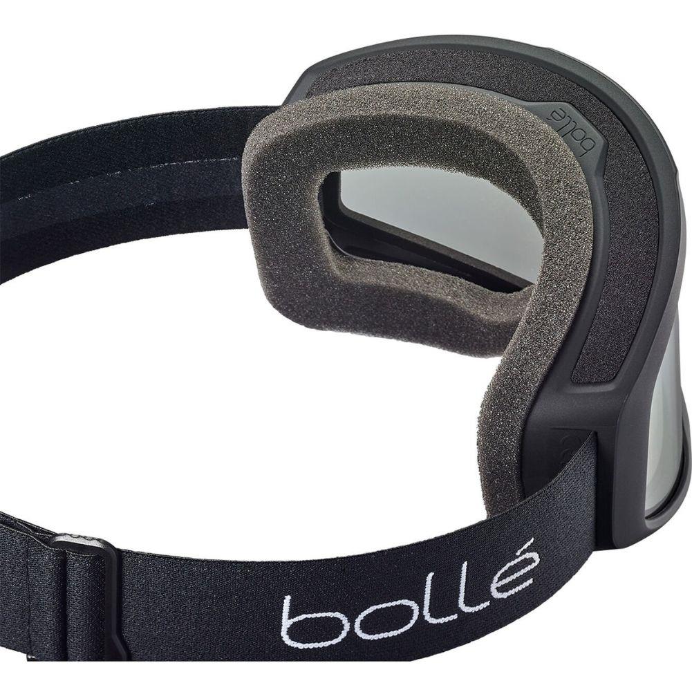 Bollé Unisex Bedrock Snow Sports Goggles (Black Matte/Clear) - Cat 0 top angle