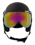 Sinner Typhoon Visor Snow Sports Helmet (Matte Black/Orange)