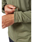 Rab Men's Downpour Light Waterproof Jacket (Light Khaki) sleeve