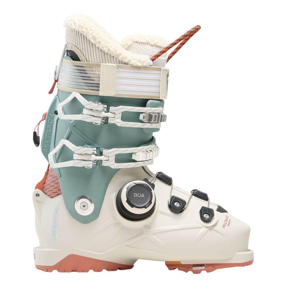 Rossignol Women's Alltrack 80 Boa GW All Mountain Ski Boots (Beige/Teal)