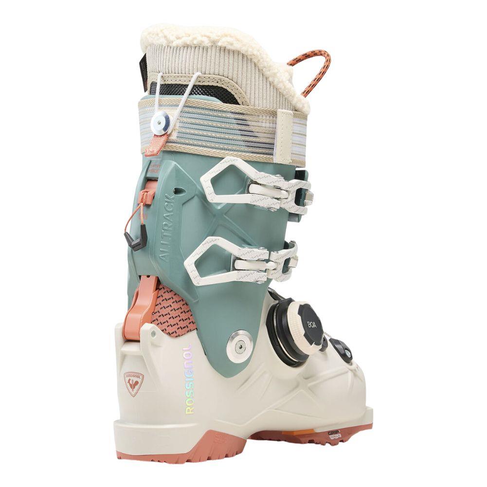 Rossignol Women&#39;s Alltrack 80 Boa GW All Mountain Ski Boots (Beige/Teal) Back