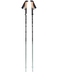 Black Diamond Pursuit FLZ Trekking Poles - S/M 100-125cm (Black/Foam Green) long