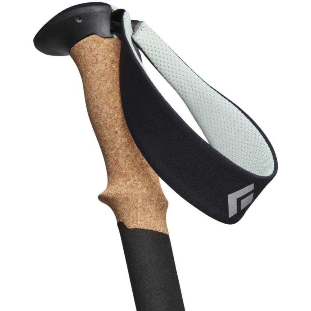 Black Diamond Pursuit FLZ Trekking Poles - S/M 100-125cm (Black/Foam Green) strap