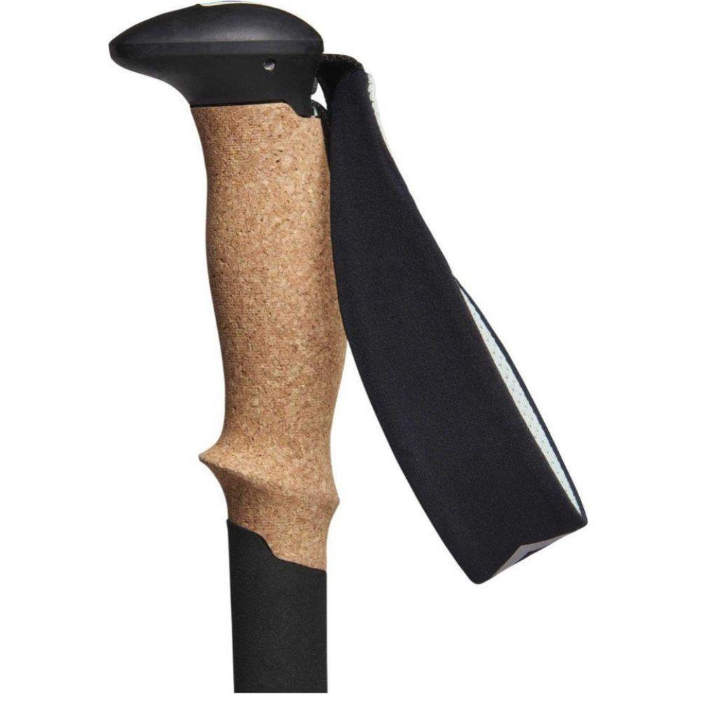 Black Diamond Pursuit FLZ Trekking Poles - S/M 100-125cm (Black/Foam Green) side