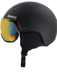 Sinner Titan Snow Sports Helmet & Trans+ Visor (Black/Red) - Cat 1-3