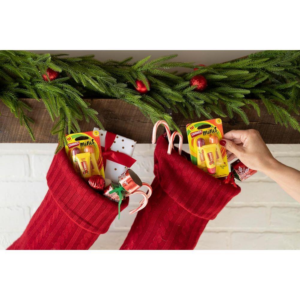 Carmex Minis Lip Balm Tube Set (Cherry, Pineapple &amp; Strawberry) socking
