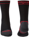 Bridgedale StormSock Heavyweight Waterproof Boot Sock (Black) front back