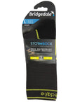Bridgedale StormSock lightweight Waterproof Boot Sock (Dark Grey) package