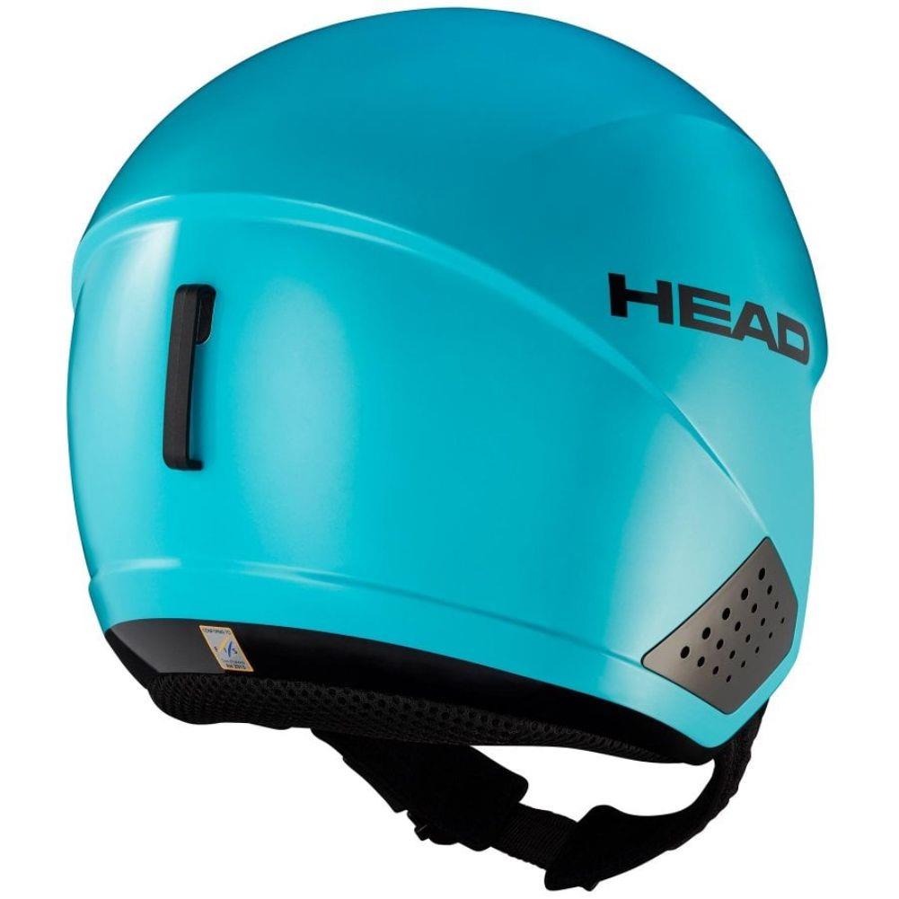 Head Downforce Jr Junior's Race Ski Helmet - M (Speed Blue) back
